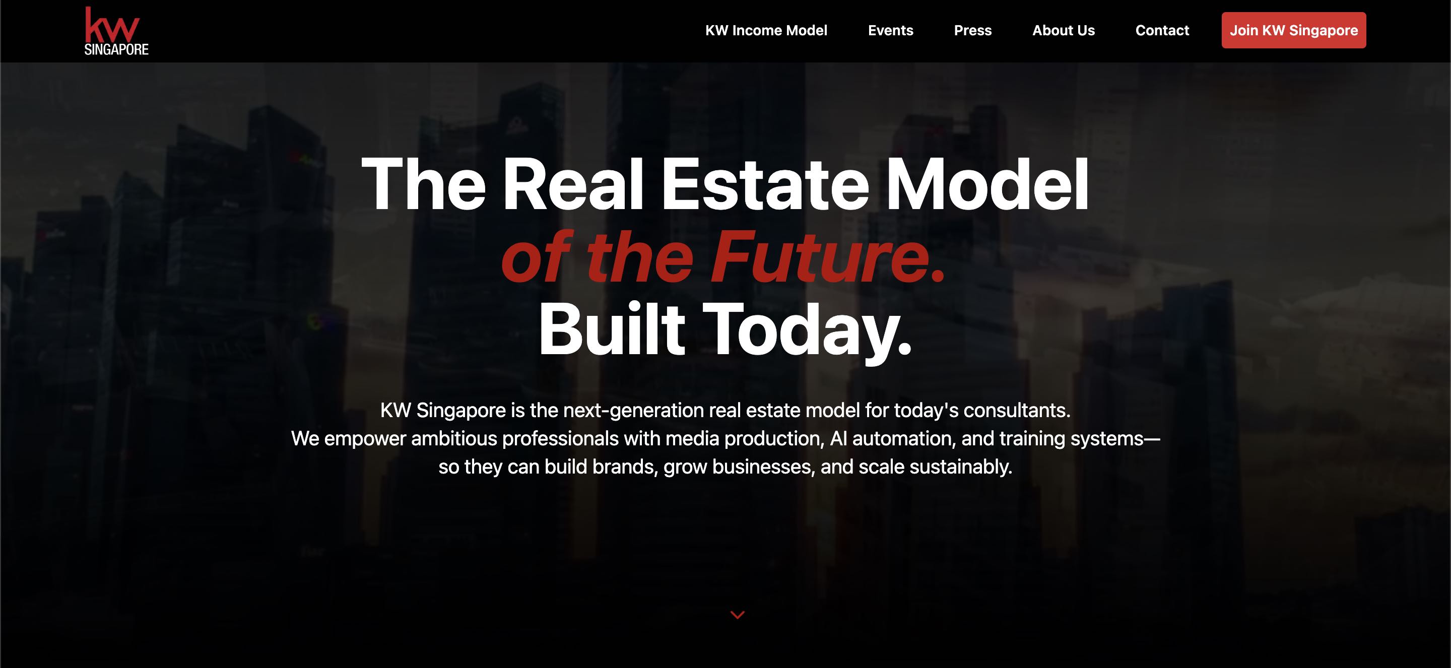 KW Singapore Debuts with $10M Valuation, Pledges to Disrupt Property Agency Model